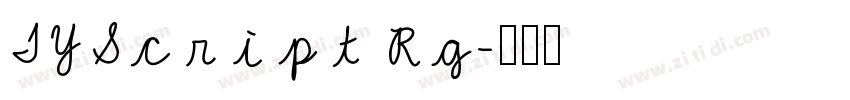TYScript Rg字体转换